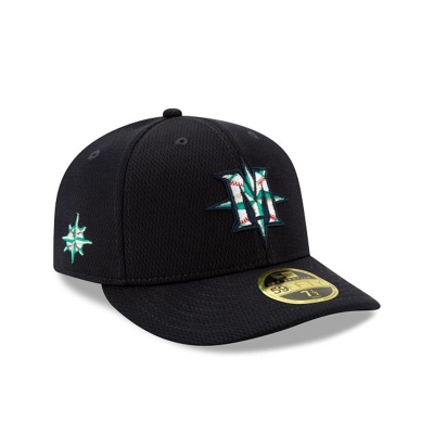 Sapca New Era Seattle Mariners MLB 2021 Spring Training Low Profile 59FIFTY Fitted - Albastri